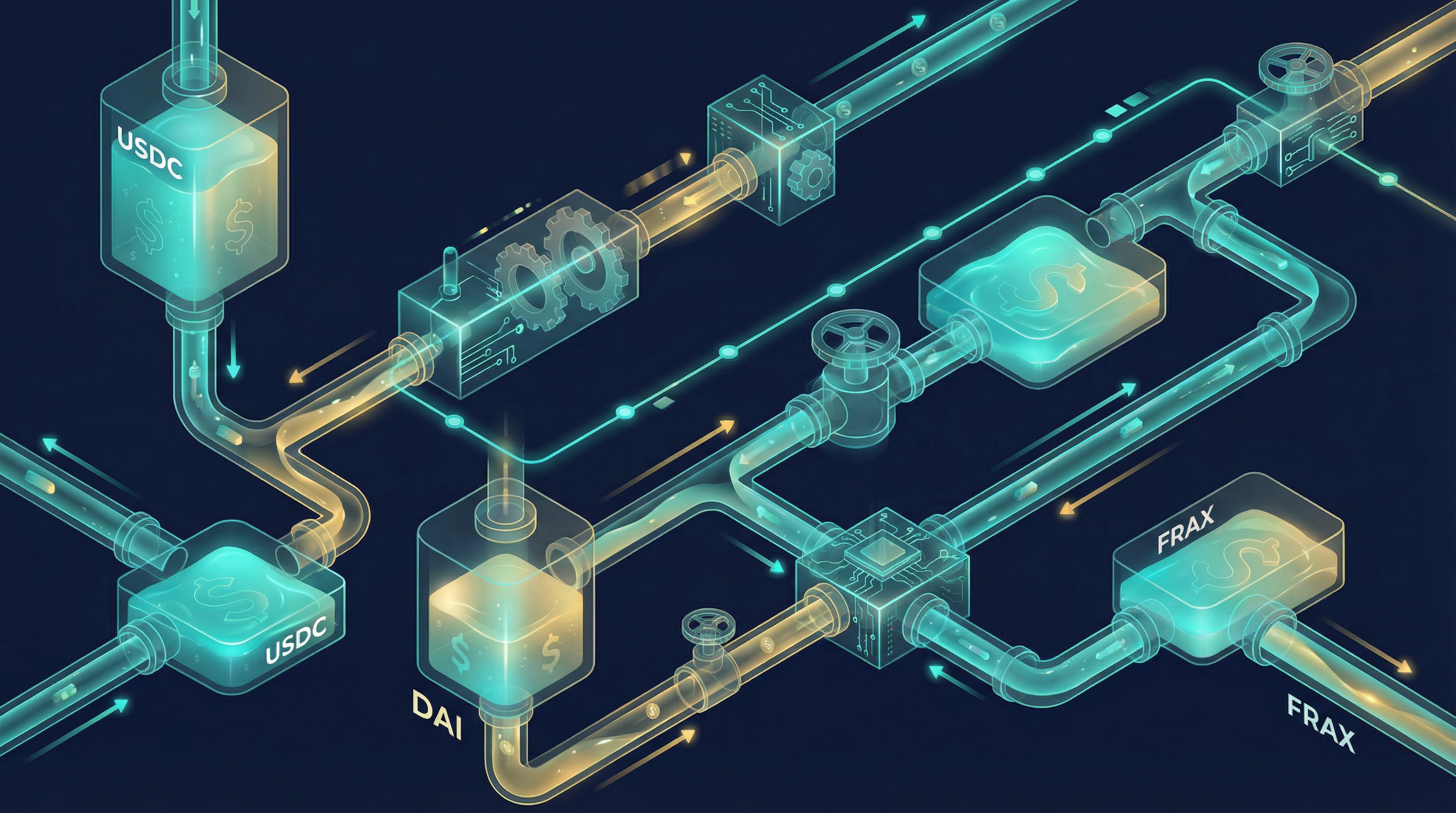 DeFi liquidity pools as financial plumbing