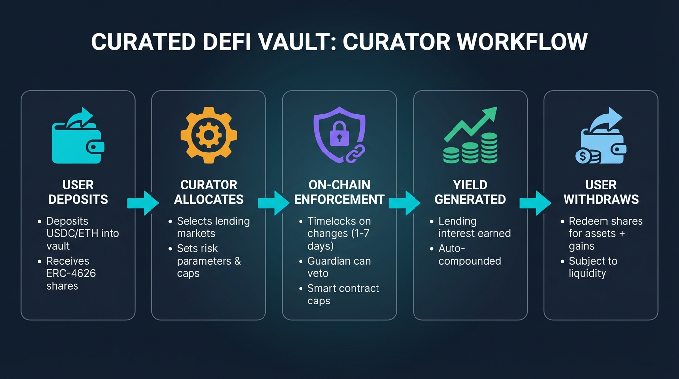 Curated DeFi Vault: Curator Workflow