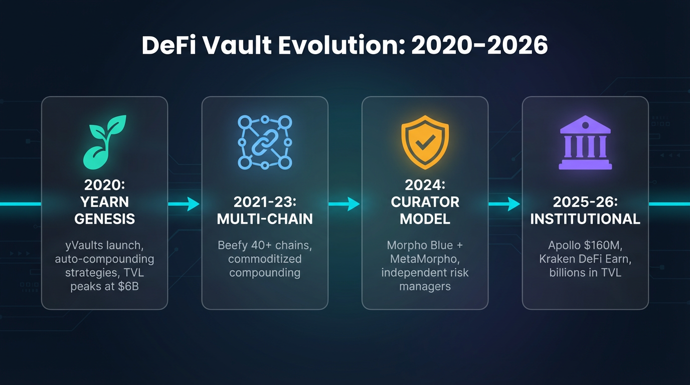 DeFi Vault Evolution: 2020–2026