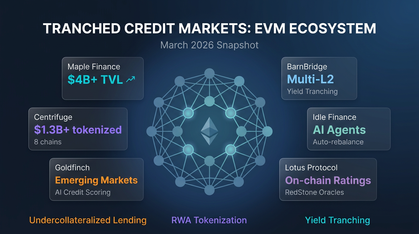 Tranched Credit Markets: EVM Ecosystem Overview