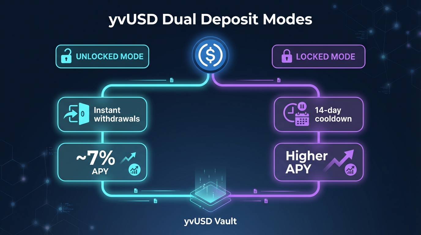 yvUSD Unlocked vs Locked Modes